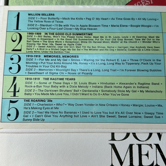 Down Memory Lane (65 Years Of Song Hits) 10 LP Box Set Reader's Digest ‎– RD4-40 - Picture 4 of 16
